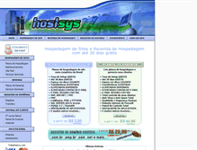 Tablet Screenshot of hostsys.com.br